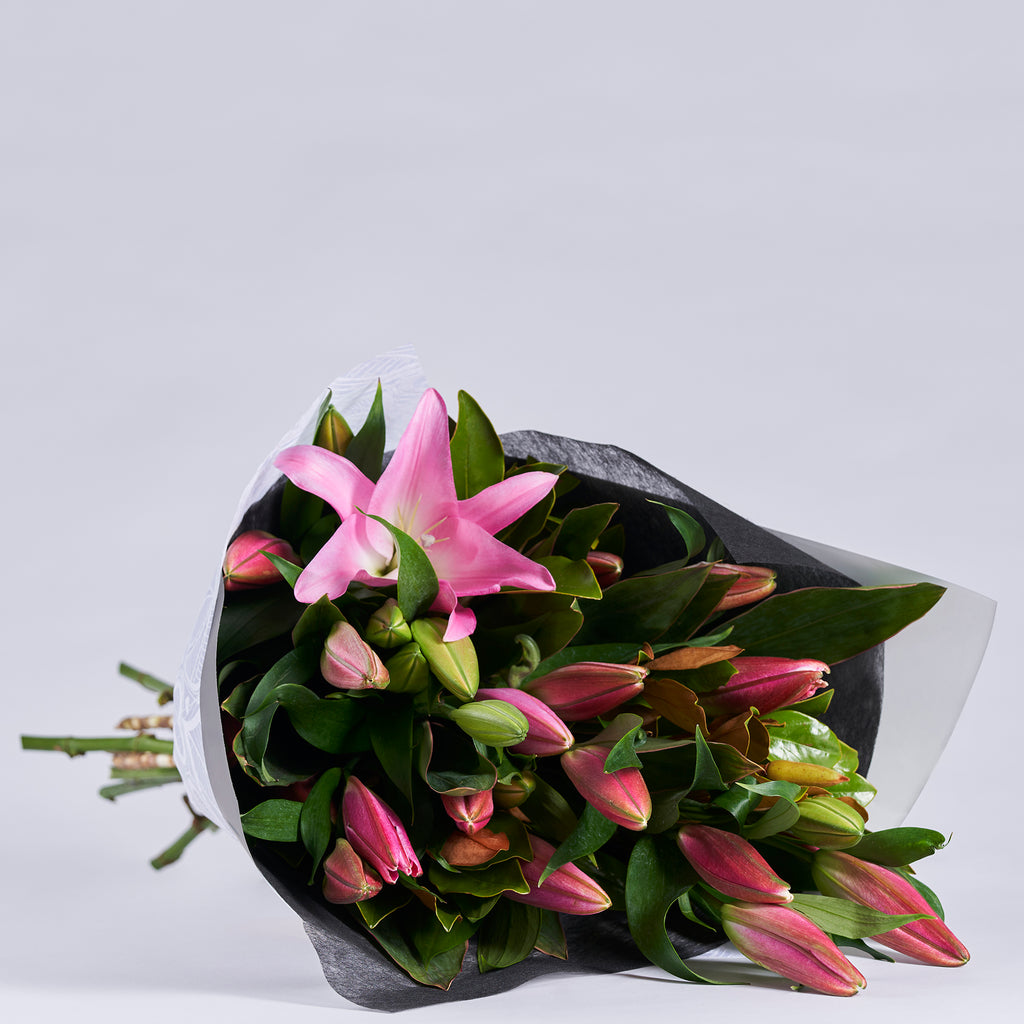 Freshly Cut Oriental Lily Pink